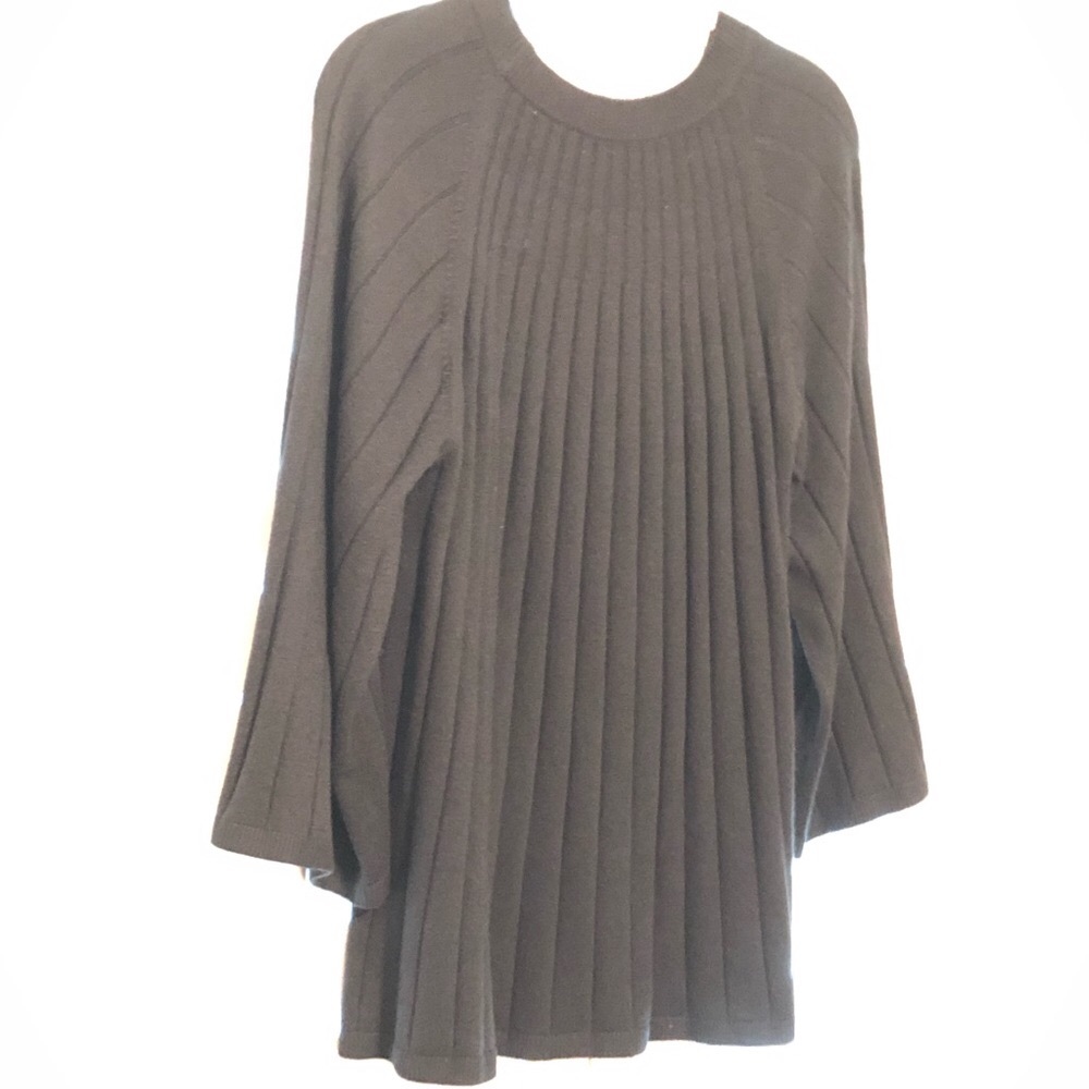 LOFT black , 3/4 wide sleeve sweater size XL